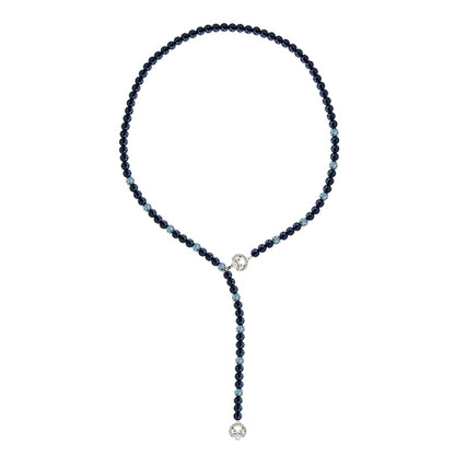 M PEARL NECKLACE(NIGHTBLUE) image 0