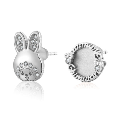 CHIMUTAN LETTERING EARRINGS(SILVER) image 3