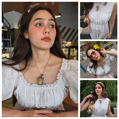 Big Monchhichi Charm (Raccoon)