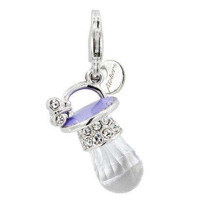 Swarovski Crystal Charm (Clear Pacifier)