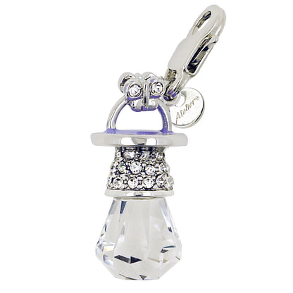 Swarovski Crystal Charm (Clear Pacifier)