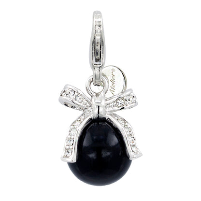 Swarovski Crystal Charm (Black Pearl)