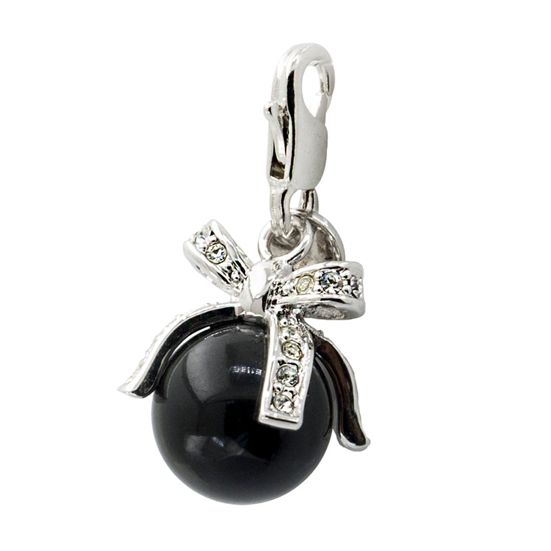 Swarovski Crystal Charm (Black Pearl)
