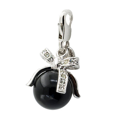 Swarovski Crystal Charm (Black Pearl)