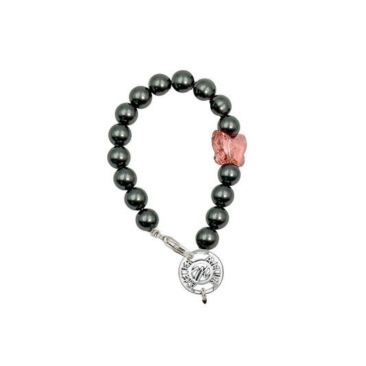 6mm Swarovki Pearl Keychain (Black)