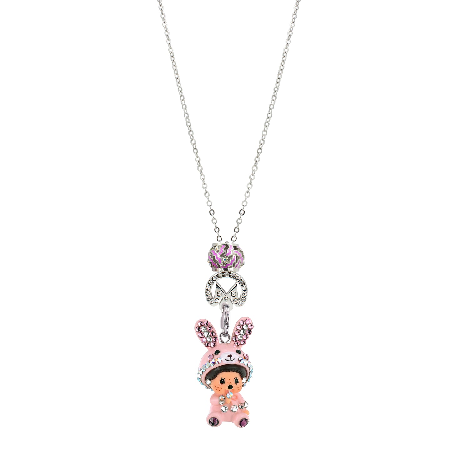 925 Silver Zodiac Charm Necklace (Aquarius)