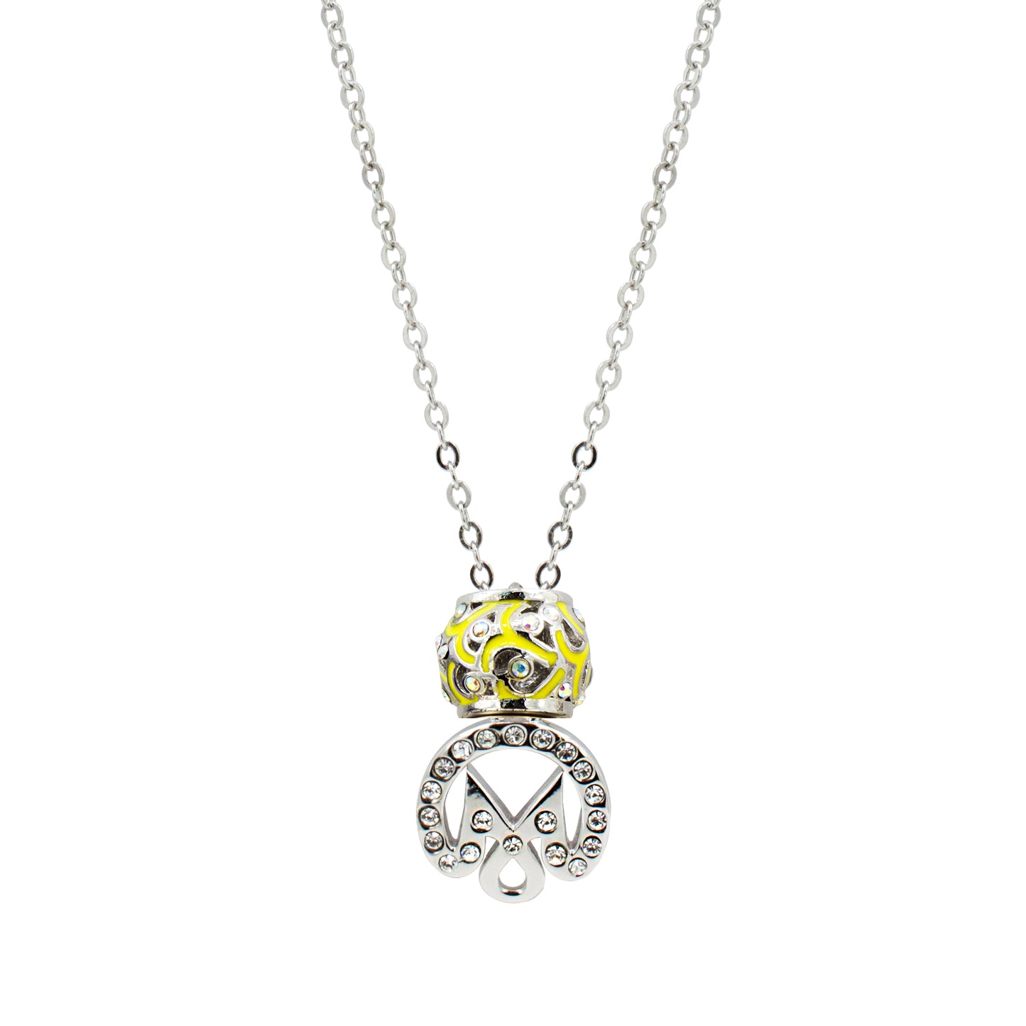 925 Silver Zodiac Charm Necklace (Aries)