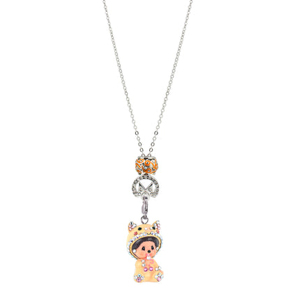 925 Silver Zodiac Charm Necklace (Cancer)