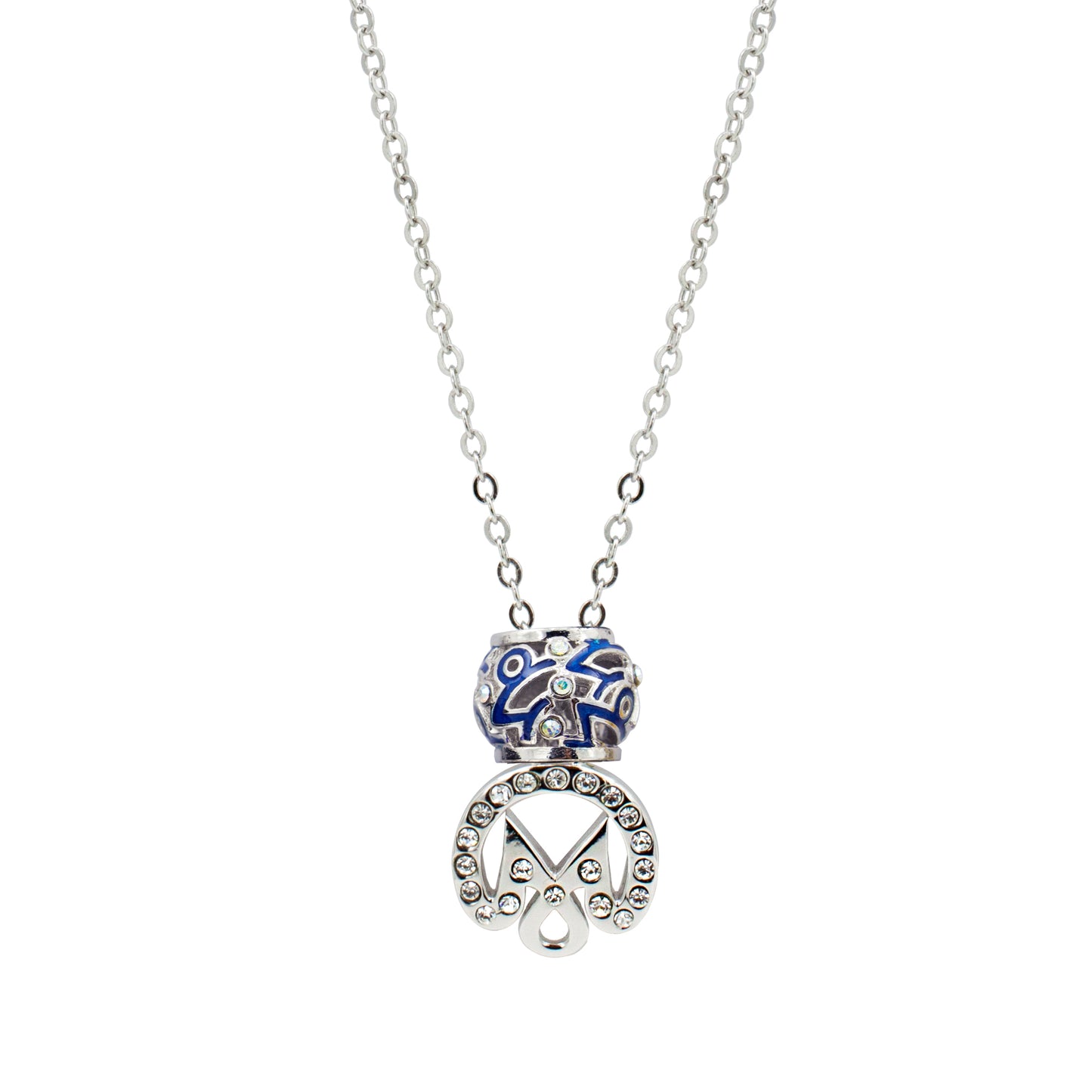 925 Silver Zodiac Charm Necklace (Capricorn)