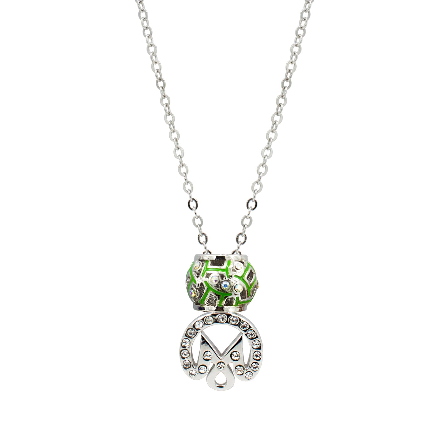 925 Silver Zodiac Charm Necklace (Gemini)