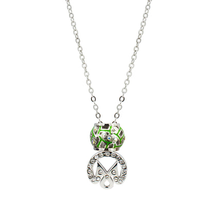 925 Silver Zodiac Charm Necklace (Gemini)