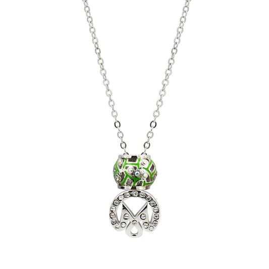 925 Silver Zodiac Charm Necklace (Gemini)