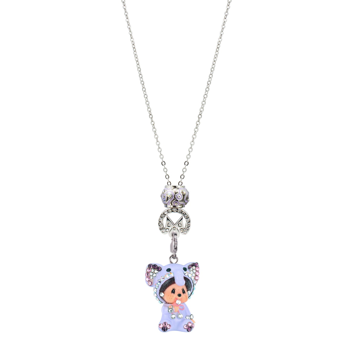 925 Silver Zodiac Charm Necklace (Leo)