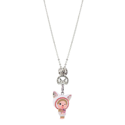 925 Silver Zodiac Charm Necklace (Libra)