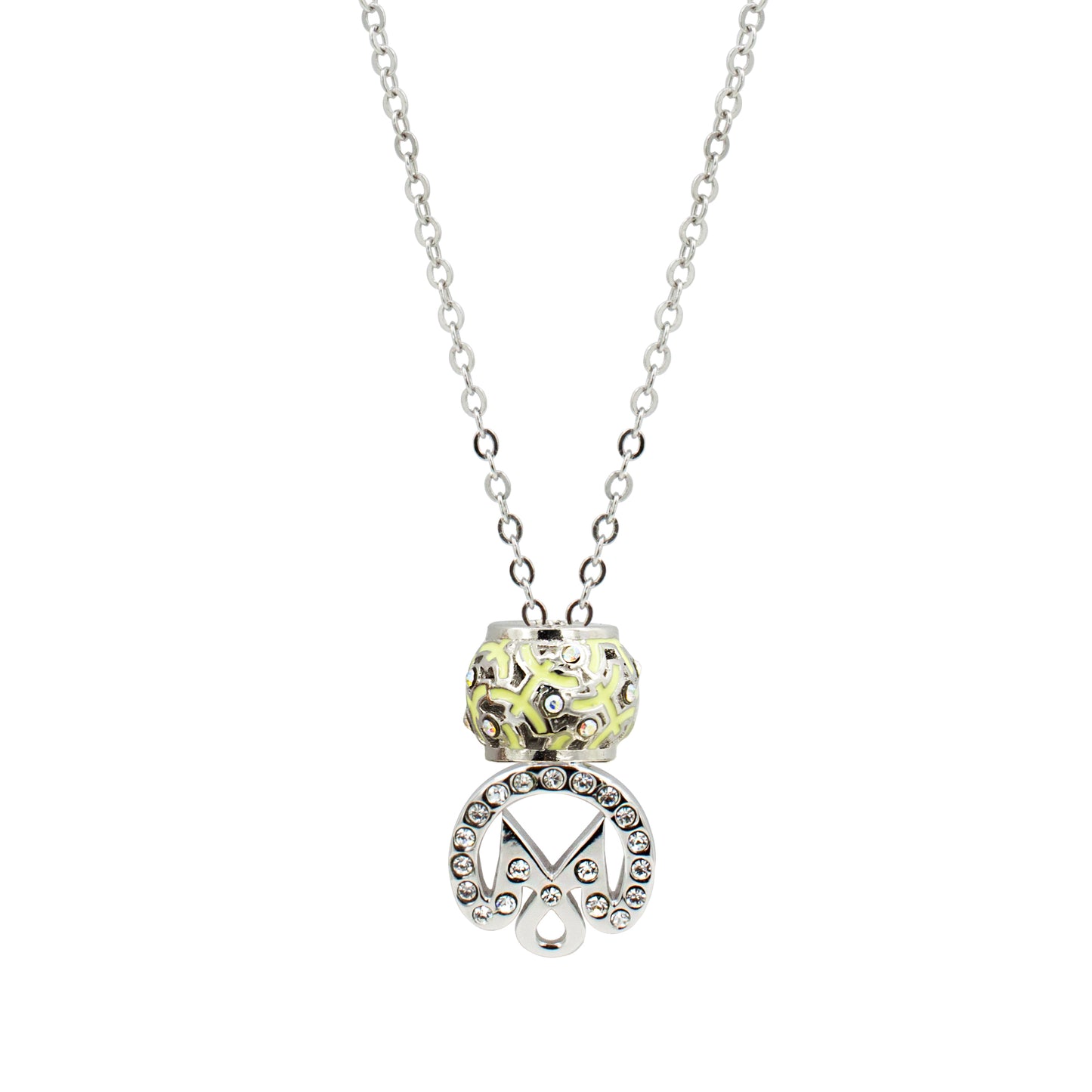 925 Silver Zodiac Charm Necklace (Pisces)