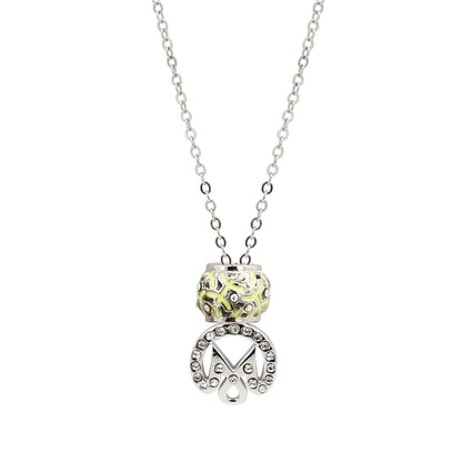 925 Silver Zodiac Charm Necklace (Pisces)