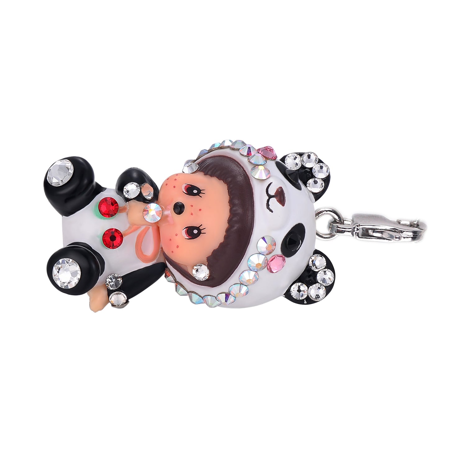 Monchhichi Charm (Black/White Panda)