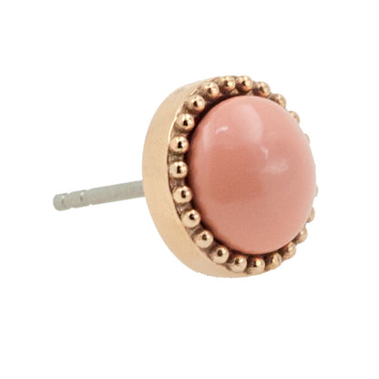 LOGOMANIA EARRINGS(ROSEGOLD) image 3