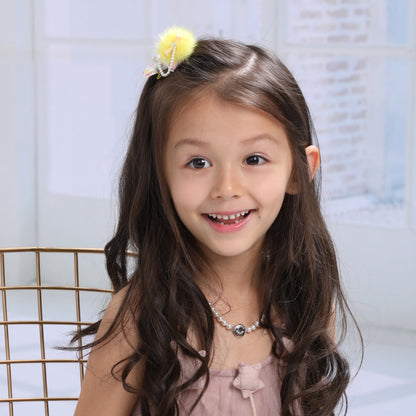 POMPOM HAIRCLIP(YELLOW) image 1