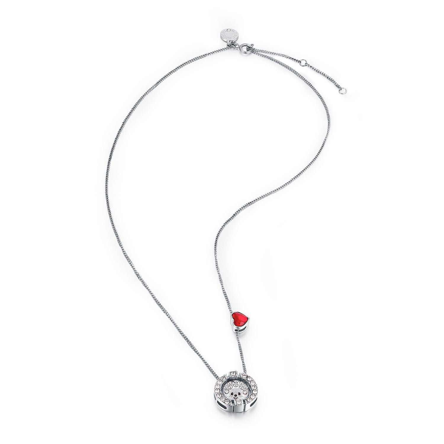 FANCY CIRCLE EARRINGS(SILVER) image 10