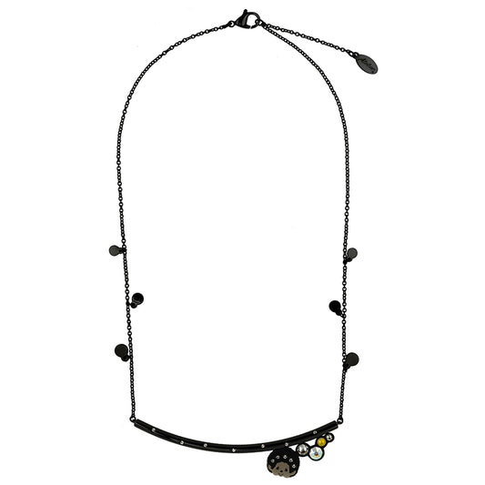 THE SMILE NECKLACE(BLACK) image 0