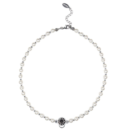 6MM PEARL NECKLACE(CREAMROSE) image 0