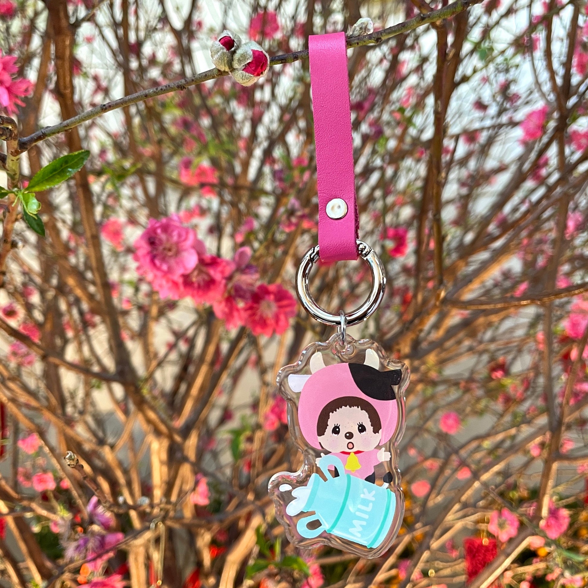 LEATHER STRAP KEYCHAIN(DRAGON) image 1