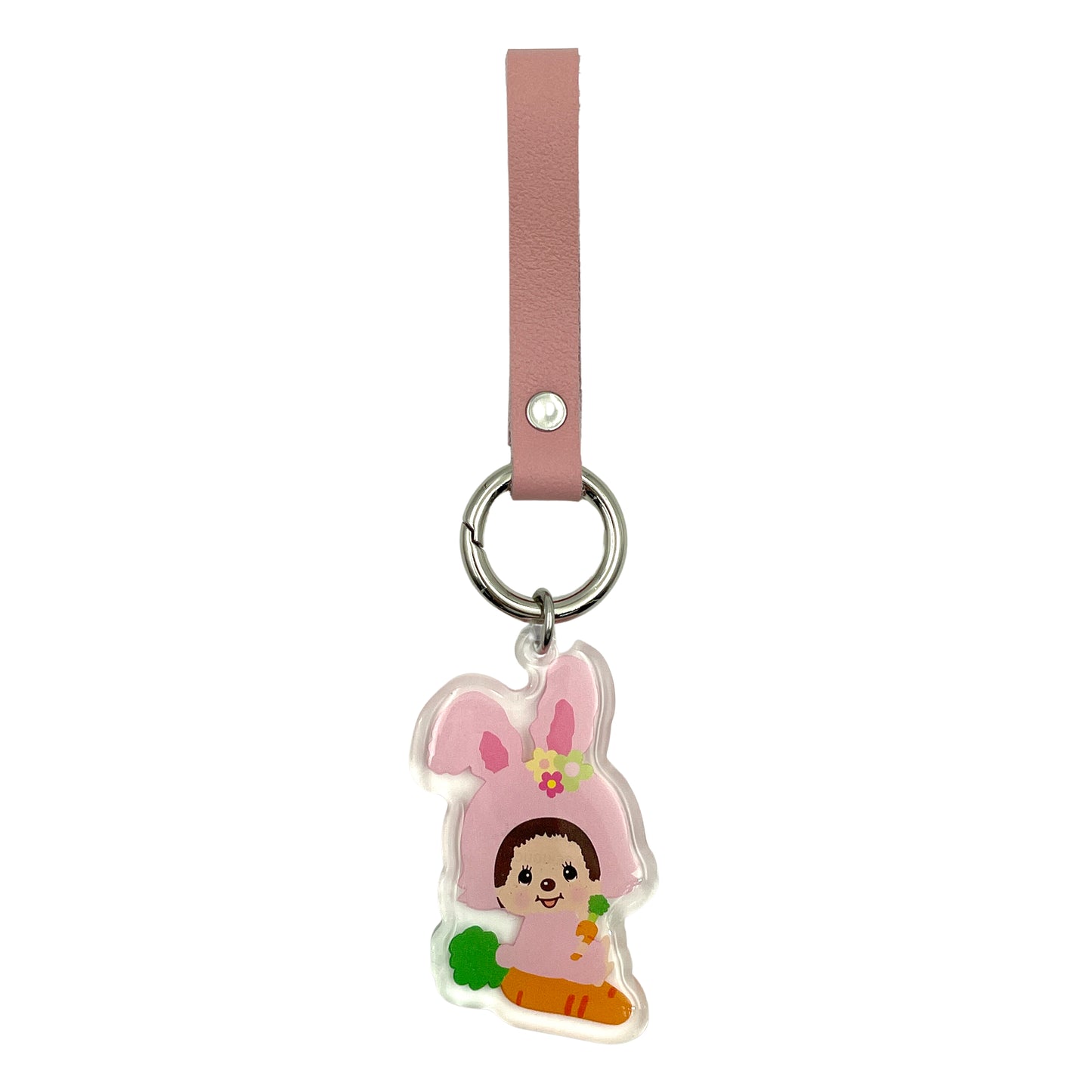 LEATHER STRAP KEYCHAIN(RABBIT) image 0