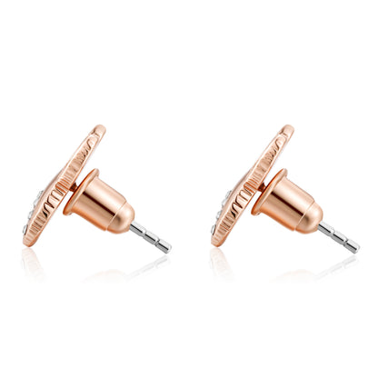 CHIMUTAN LETTERING EARRINGS(ROSEGOLD) image 1