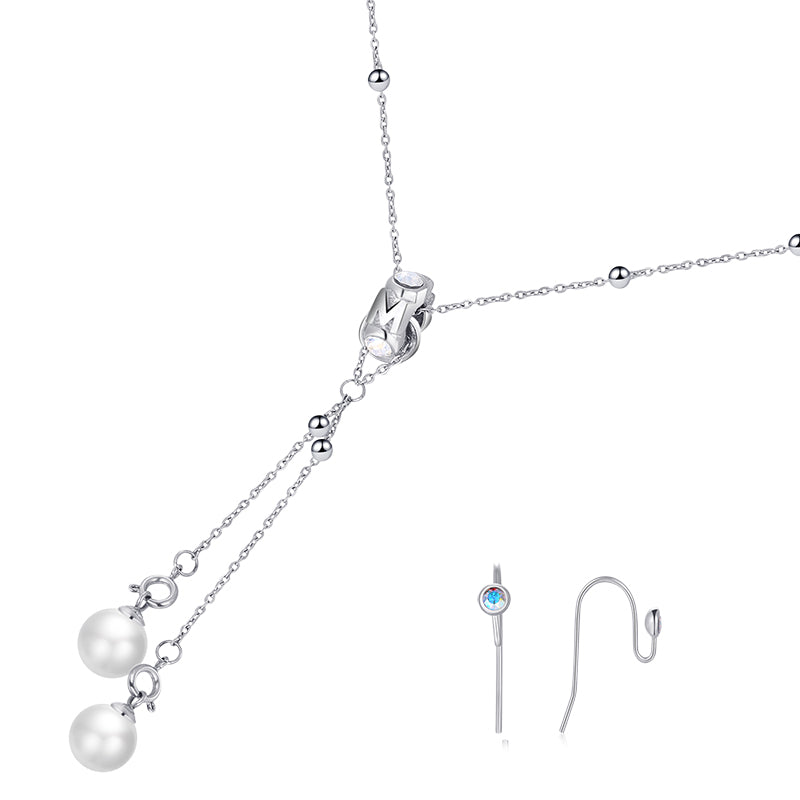 INTERCHANGE NECKLACE(SILVER) image 0