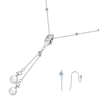 INTERCHANGE NECKLACE(SILVER) image 0