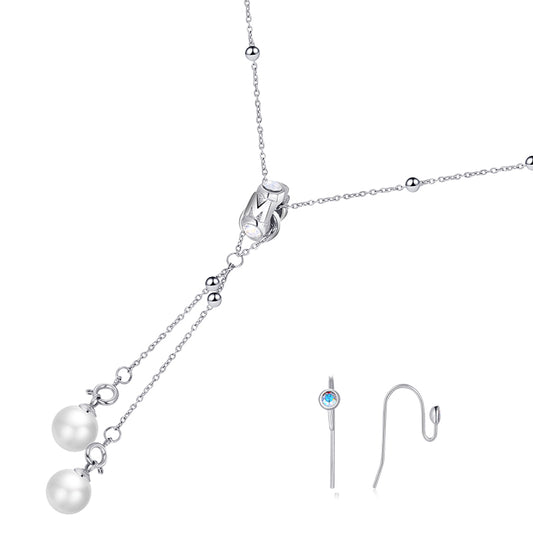 INTERCHANGE NECKLACE(SILVER) image 0