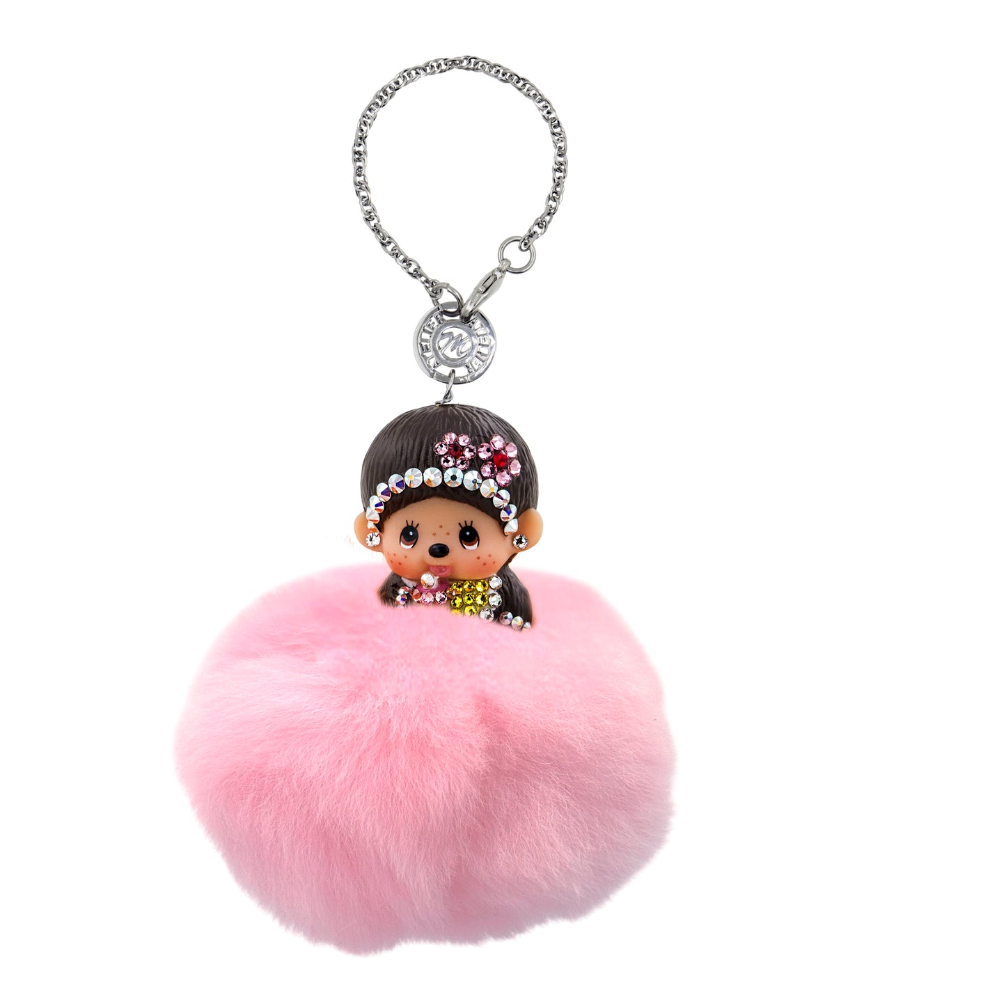 FUR POMPOM BAGCHAIN(MONCHHICHI) image 0