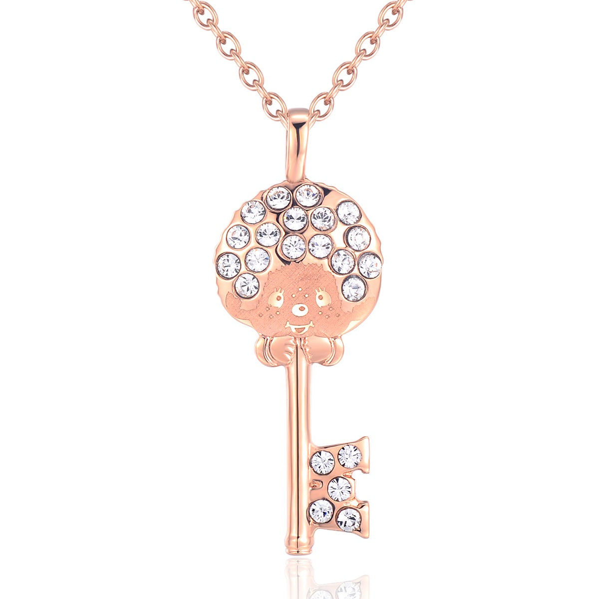 LOCKLOVE KEY NECKLACE(ROSEGOLD) image 0