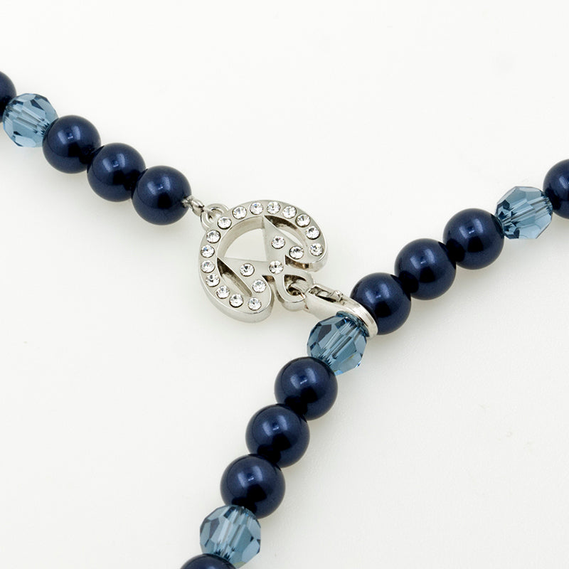 M PEARL NECKLACE(NIGHTBLUE) image 2
