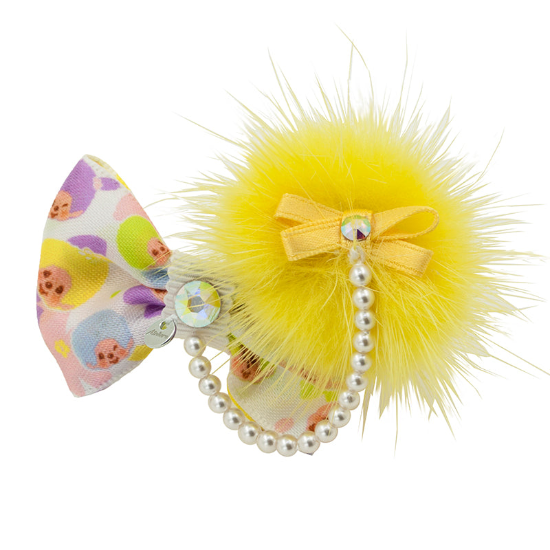 POMPOM HAIRCLIP(YELLOW) image 0
