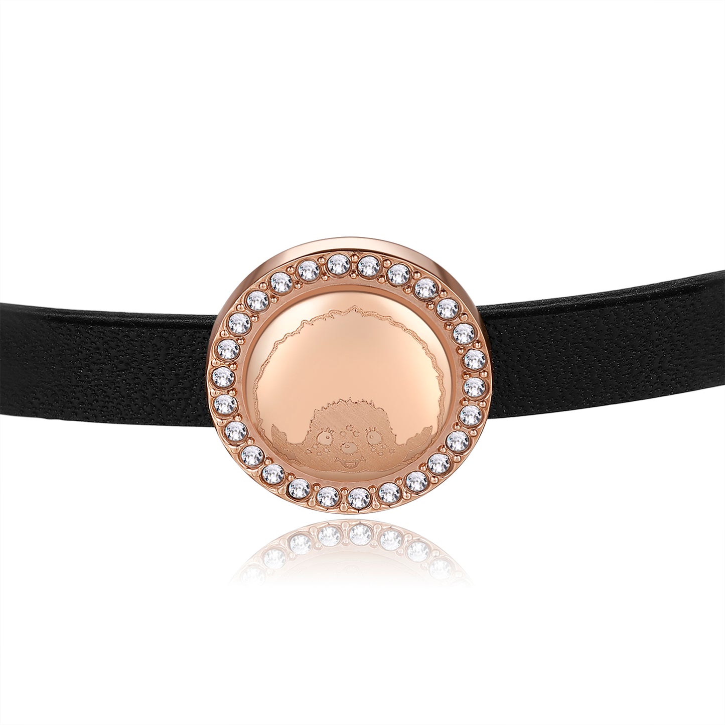 LEATHER CHOKER (ROSEGOLD) image 5