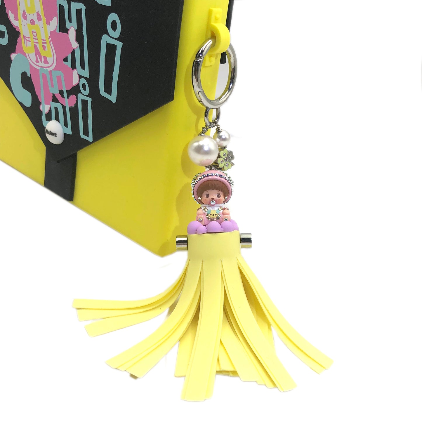 CLOVER TASSEL BAGCHARM(YELLOW) image 1