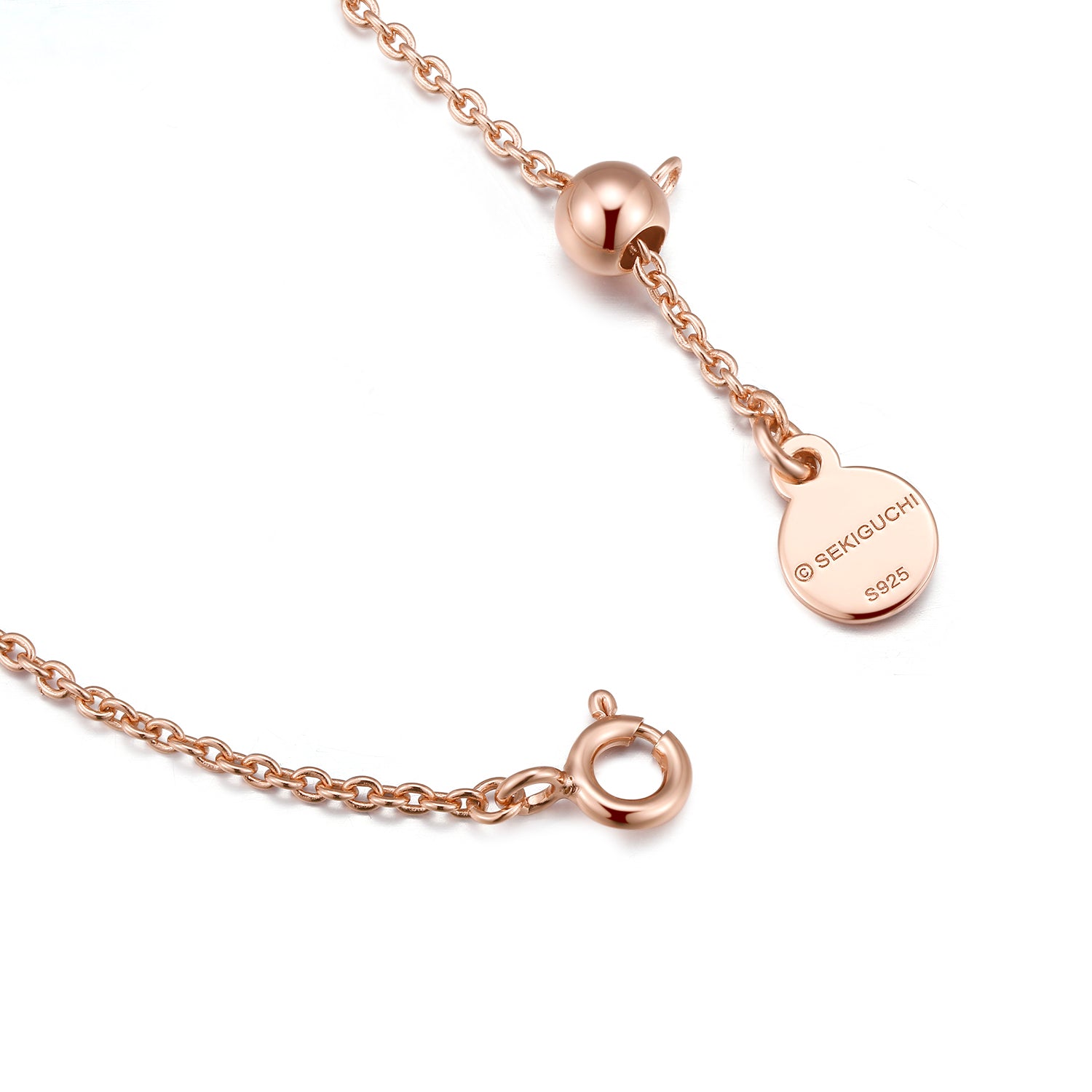 CHIMUTAN LETTERING BRACELET(ROSEGOLD) image 9