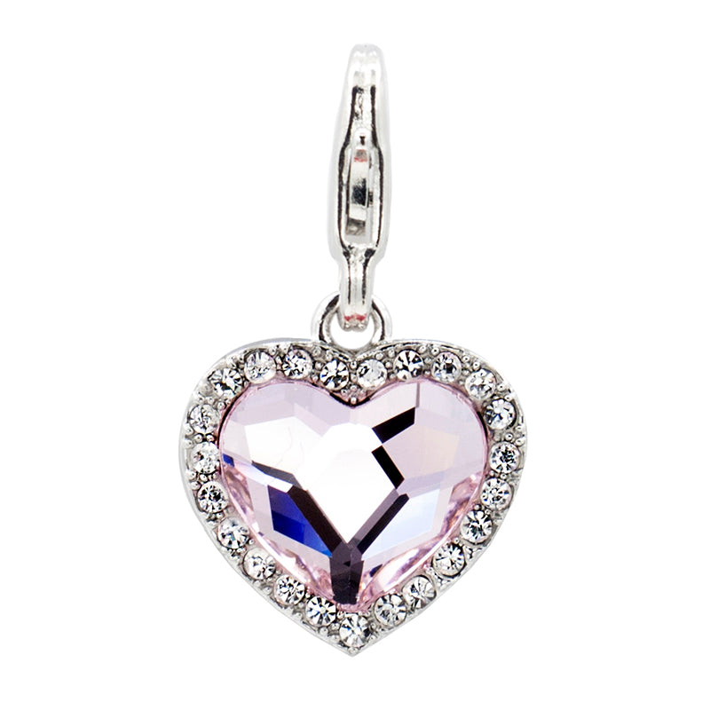 PINK HEART CHARM image 0