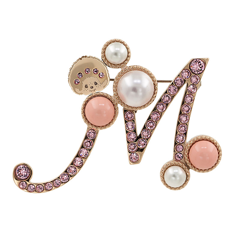 LOGOMANIA BROOCH(ROSEGOLD) image 0