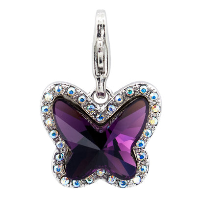 PURPLE BUTTERFLY CHARM image 0