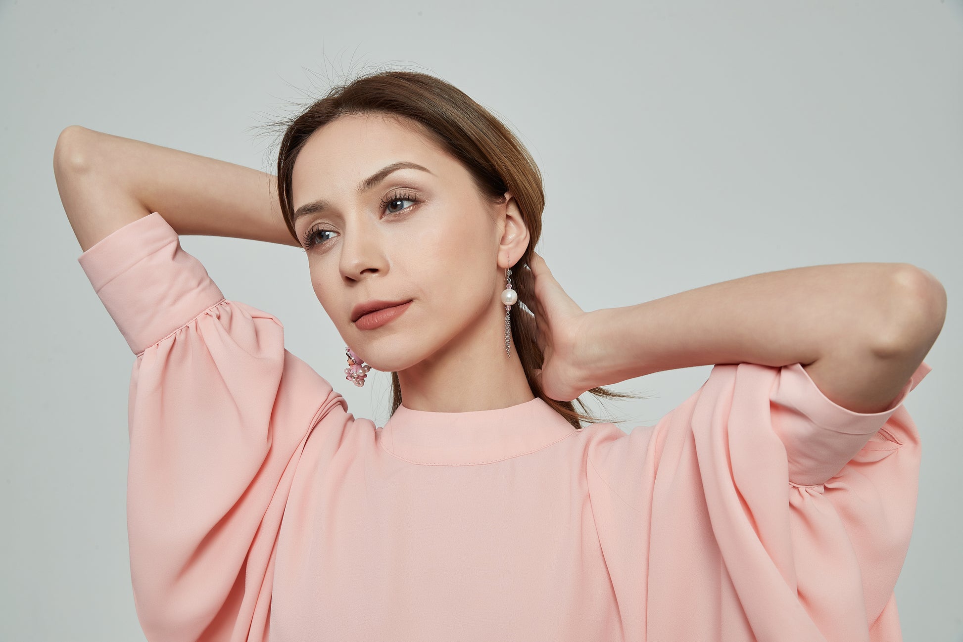 SPACECRAFT EARRINGS W/BEAR MCC image 1