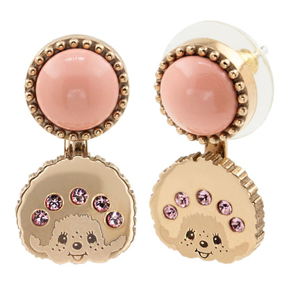 LOGOMANIA EARRINGS(ROSEGOLD) image 0