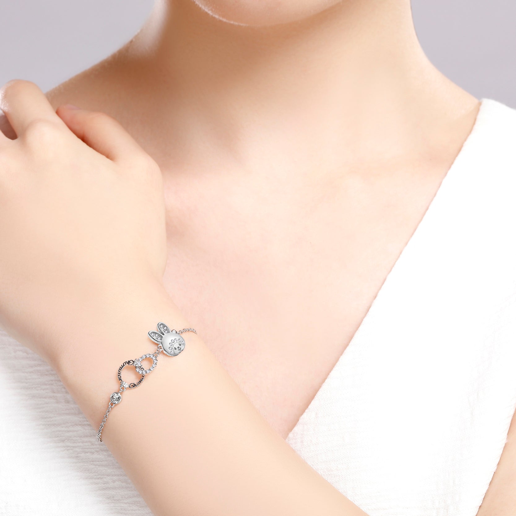 CHIMUTAN LETTERING BRACELET(SILVER) image 7