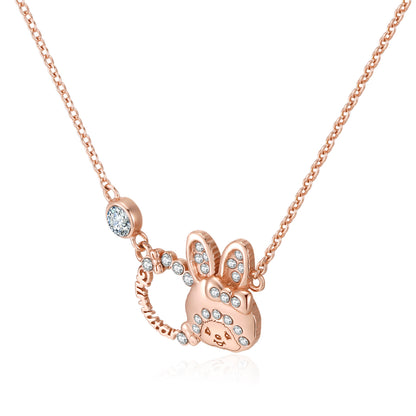 CHIMUTAN LETTERING NECKLACE(ROSEGOLD) image 6