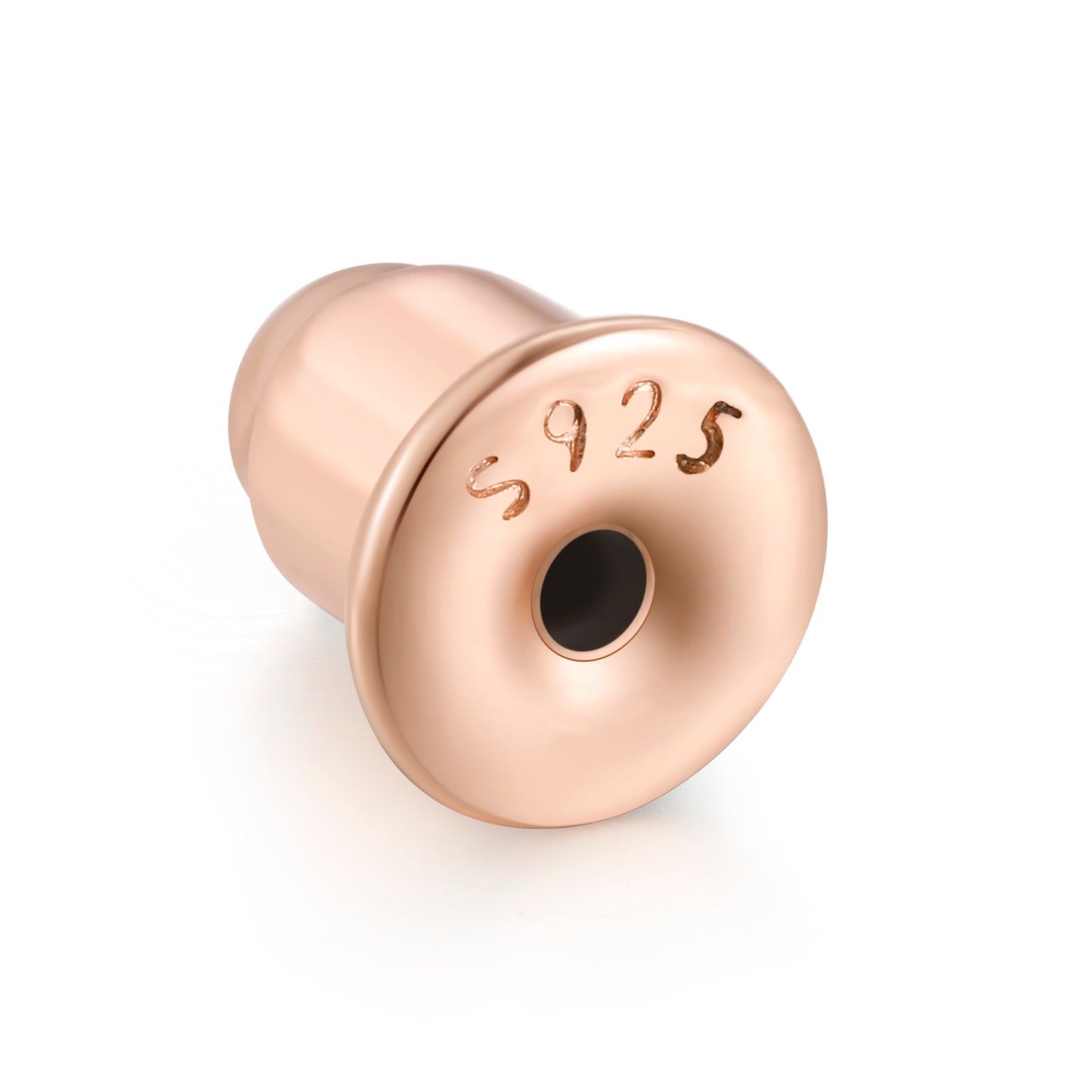 CHIMUTAN LETTERING EARRINGS(ROSEGOLD) image 4