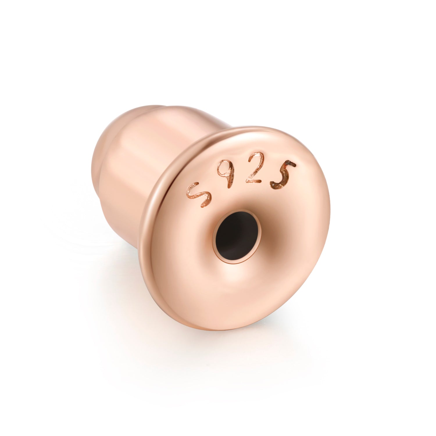 CHIMUTAN LETTERING EARRINGS(ROSEGOLD) image 4