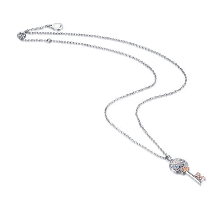 LOCKLOVE KEY NECKLACE(SILVER) image 1