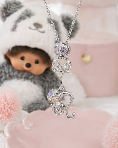 925 Silver Zodiac Charm Necklace (Leo)